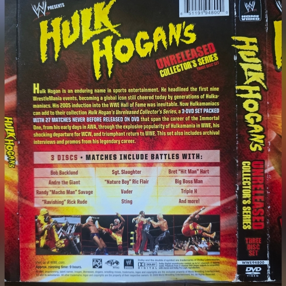 Hulk Hogan's Unrelased 3 DVD Collector's Set - Picture 4 of 6